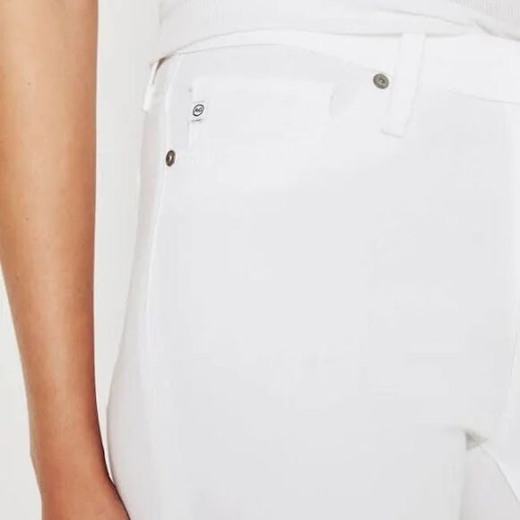 NWOT AG The Legging Ankle Supper Skinny White Jean. Size 30R. - Picture 3 of 15